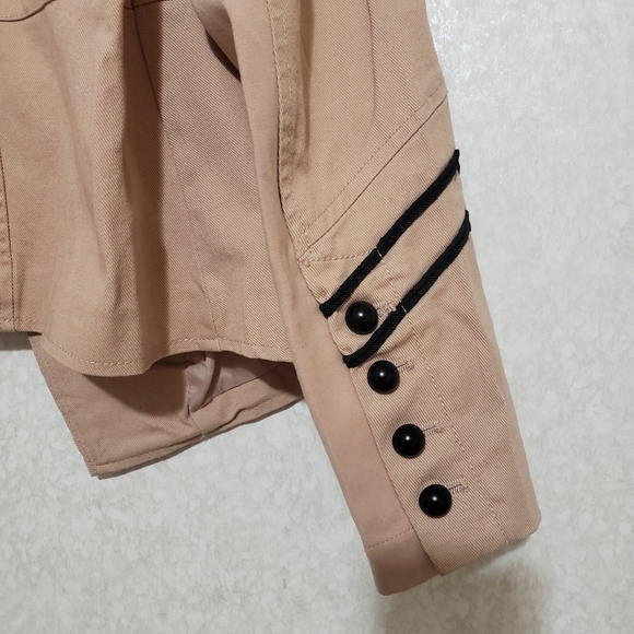 NEW TORRID Women's Beige Military Style Jacket...SIZE:1 - Picture 11 of 15